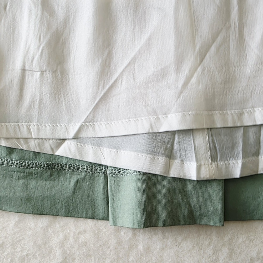 Peter‎ Elliot Pleated Skirt Colorblock Preppy Size 12 - Picture 3 of 9